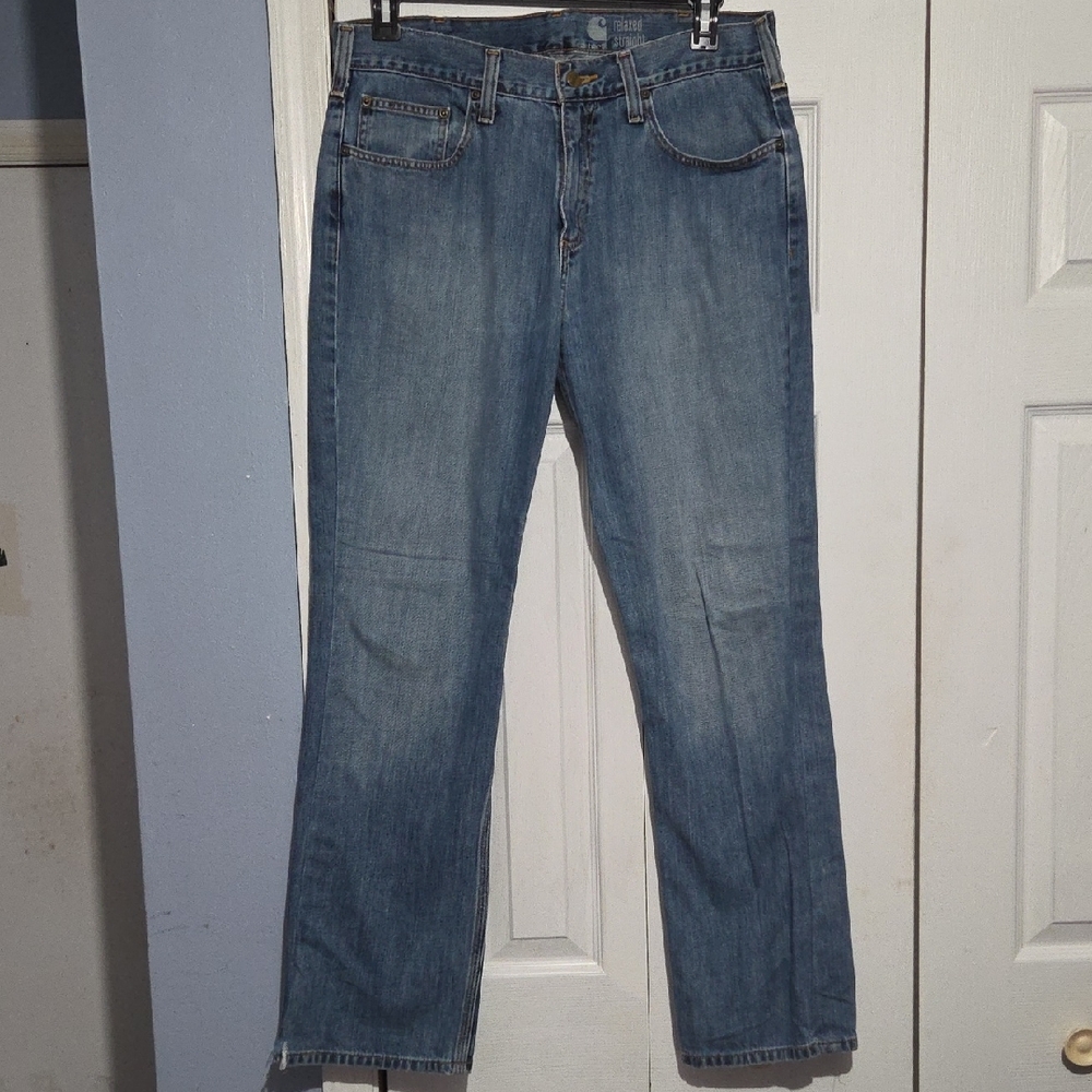 Carhartt Relaxed Straight Jeans.  34x32  ***Flaw